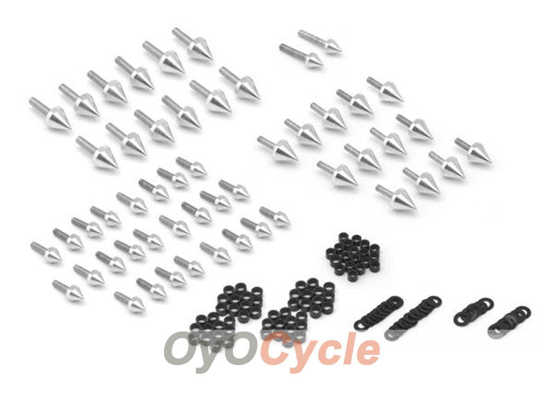 Fairing Screw Bolts for 99-02 Yamaha YZF-R6 - Silver #OYO87903370 Main image