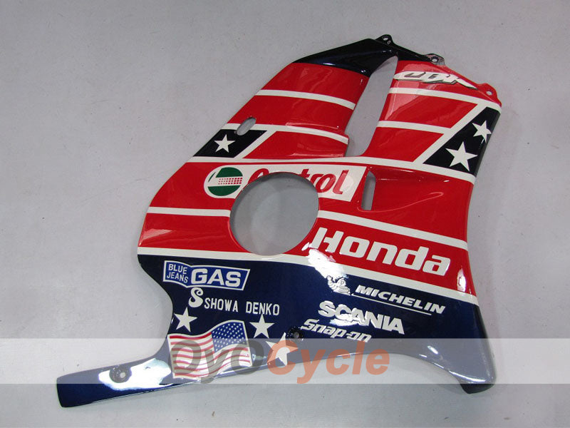 Injection Fairing kit for 90-94 CBR250RR - Red, Blue - Castrol #OYO87902956