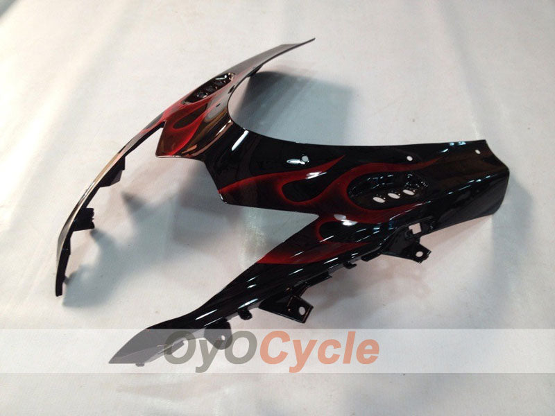 Injection Fairing kit for 11-26 GSX R750 - Red, Black - Flame #OYO87901470