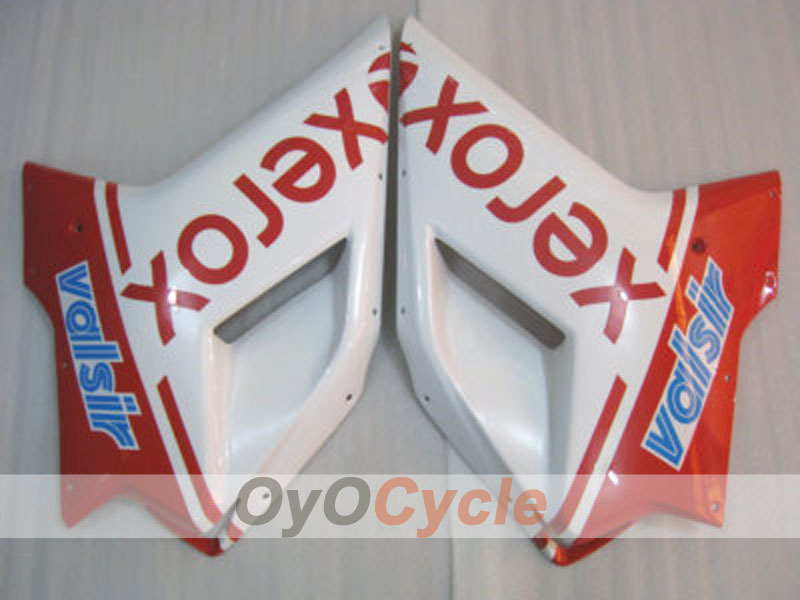 Injection Fairing kit for 08-13 Ducati 848 - Red, White - Xerox #OYO87902216