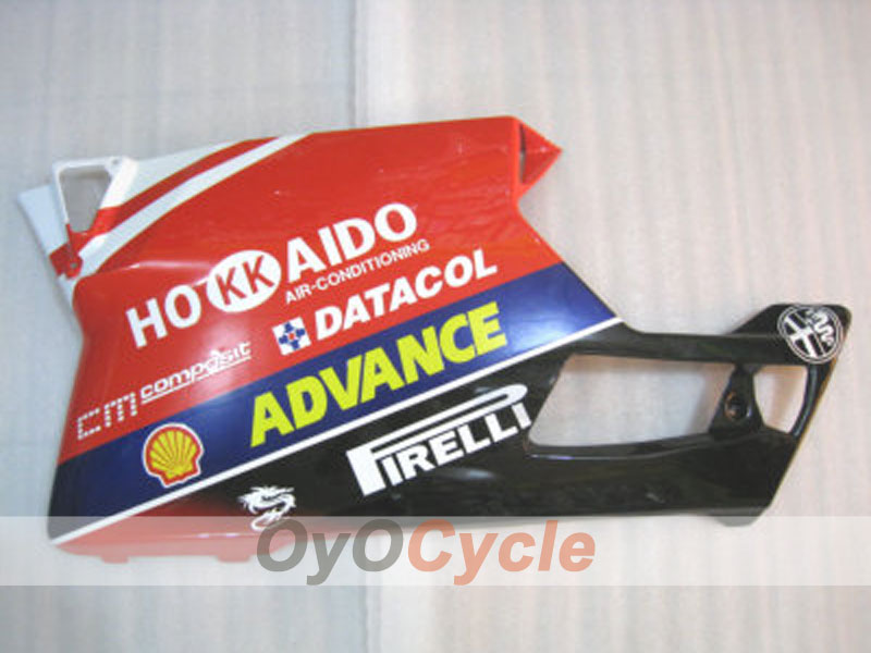 Injection Fairing kit for 05-06 Ducati 749 - Red, White - Xerox #OYO87902163