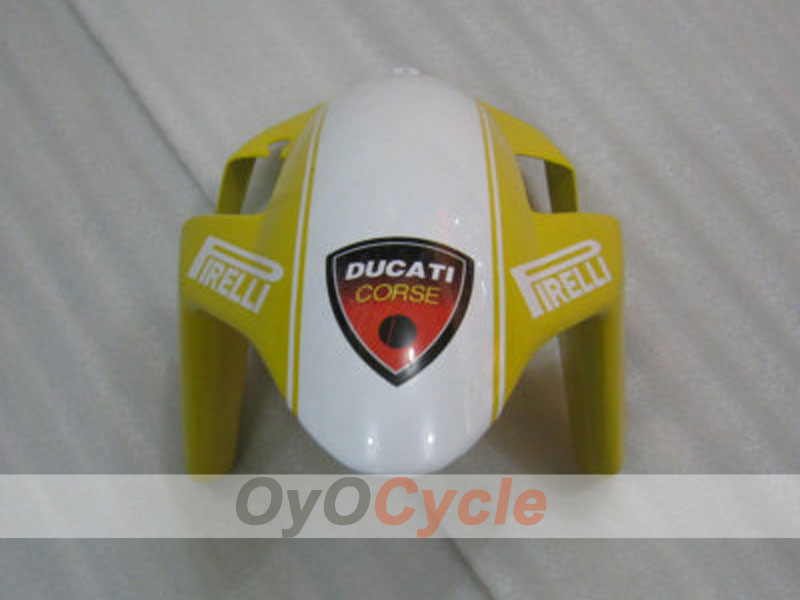Injection Fairing kit for 05-06 Ducati 749 - Yellow, White - Xerox #OYO87902164