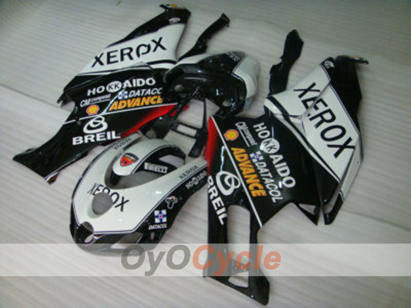 Injection Fairing kit for 05-06 Ducati 749 - White, Black - Xerox #OYO87902165