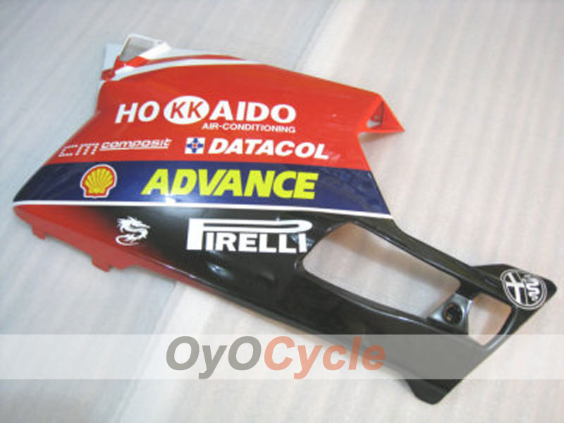 Injection Fairing kit for 05-06 Ducati 749 - Red, White - Xerox #OYO87902163