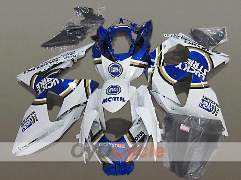 Injection Fairing kit for 09-16 GSX R1000 - Blue, White - MOTUL #OYO87904709 Main image