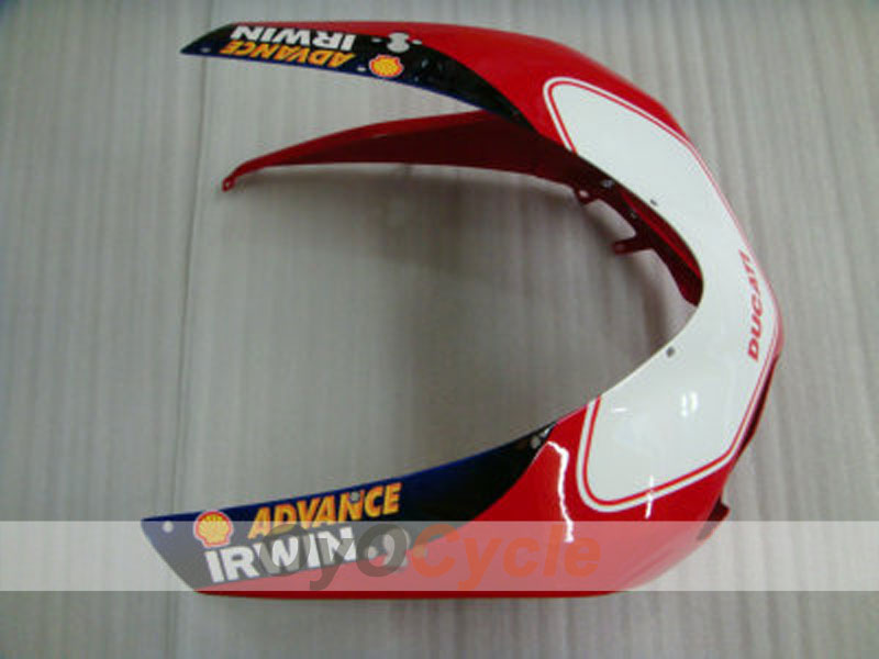 Injection Fairing kit for 08-13 Ducati 848 - Red, White - Performance #OYO87902212