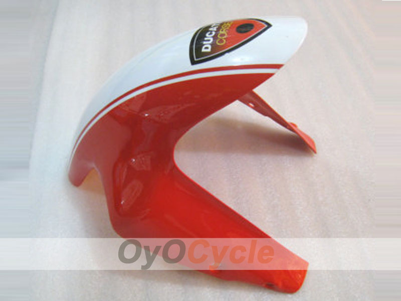 Injection Fairing kit for 08-13 Ducati 848 - Red, White - Xerox #OYO87902216