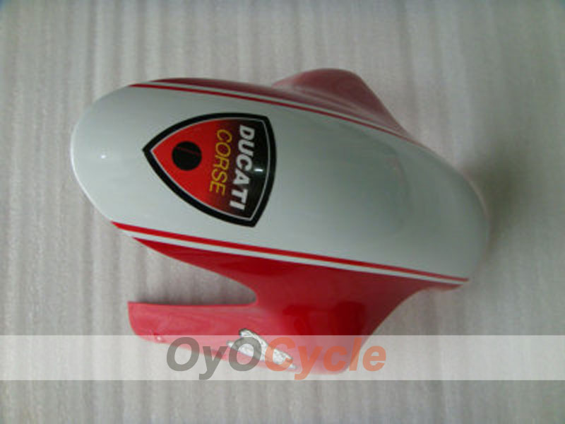 Injection Fairing kit for 08-13 Ducati 848 - Red, White - Performance #OYO87902212