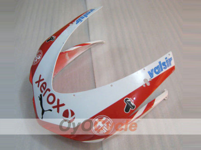 Injection Fairing kit for 08-13 Ducati 848 - Red, White - Xerox #OYO87902216