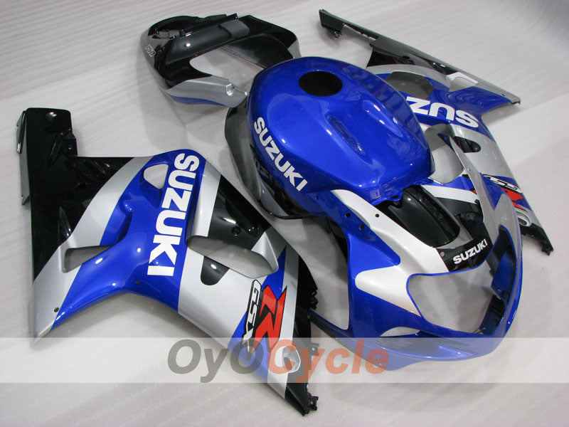 Injection Fairing kit for 00-03 GSX R750 - Blue, Black - Factory Style #OYO87905132 Main image
