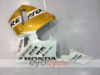 Injection Fairing kit for 03-04 CBR600RR - White, Gold - Repsol #OYO87902563