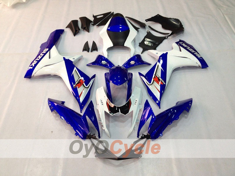 Injection Fairing kit for 11-26 GSX R750 - Blue, White - Factory Style #OYO87901460 Main image