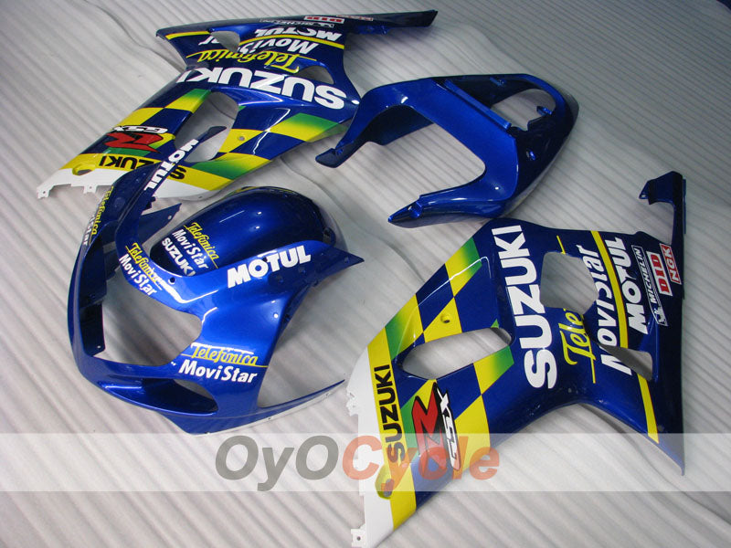 Injection Fairing kit for 00-02 GSX R1000 - Blue - MOTUL #OYO87905184 Secondary image