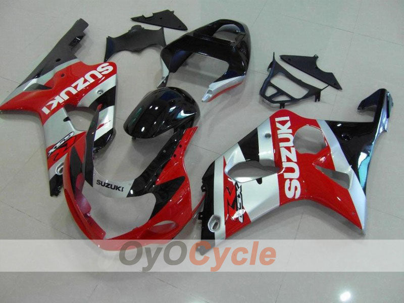 Injection Fairing kit for 00-02 GSX R1000 - Red, Black - Factory Style #OYO87901748 Main image