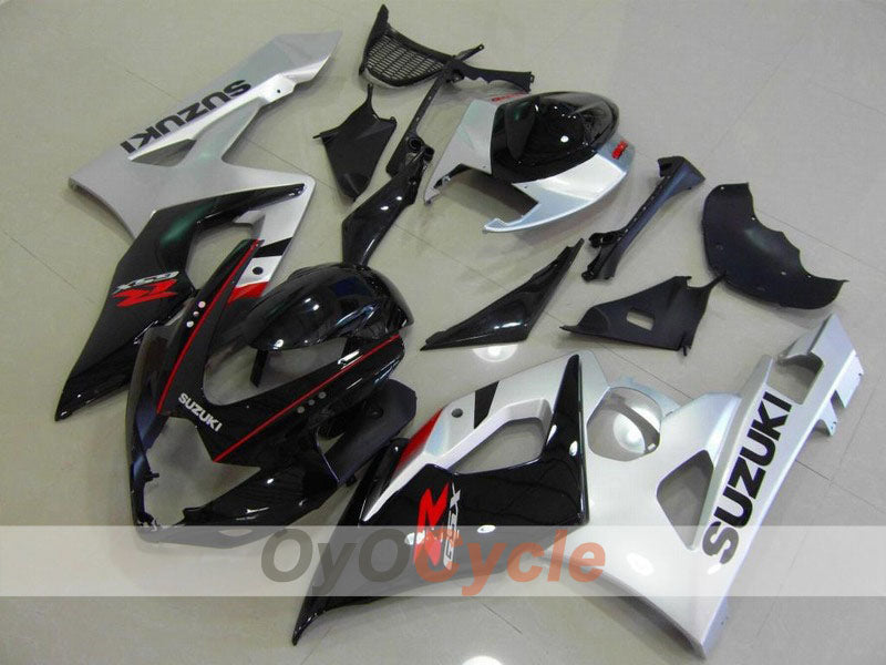 Injection Fairing kit for 05-06 GSX R1000 - Black, Silver - Factory Style #OYO87901997
