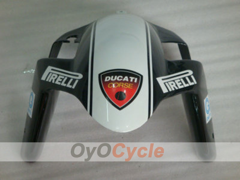Injection Fairing kit for 05-06 Ducati 749 - White, Black - Xerox #OYO87902165