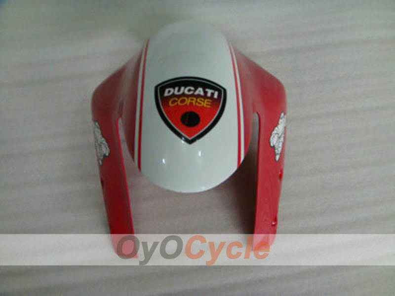 Injection Fairing kit for 08-13 Ducati 848 - Red, White - Performance #OYO87902212