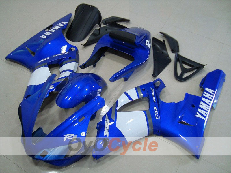 Injection Fairing kit for 00-01 YZF-R1 - Blue, White - Factory Style #OYO87900774 Main image