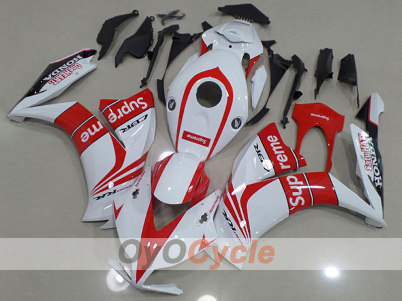 Injection Fairing kit for 12-16 CBR1000RR - Red, White - Supreme #OYO87904690 Main image