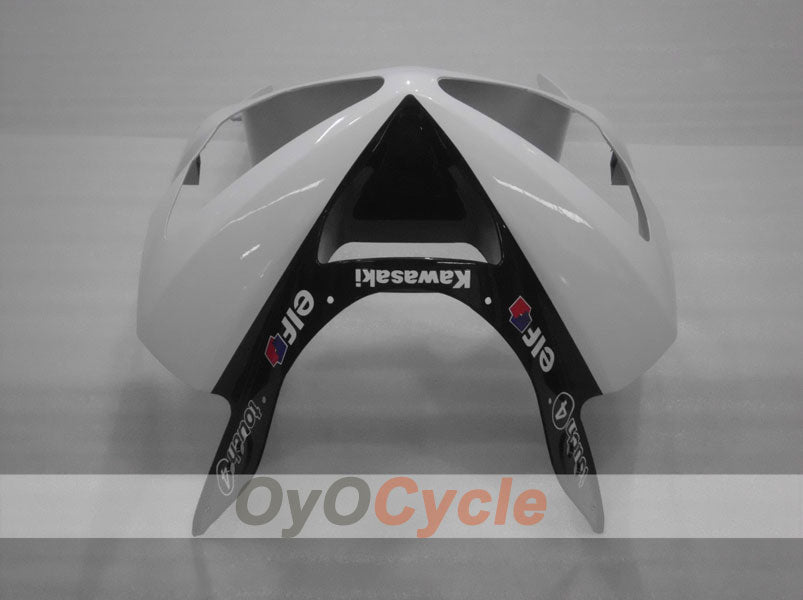 Injection Fairing kit for 03-04 NINJA ZX-6R - White, Black - Monster #OYO87901810