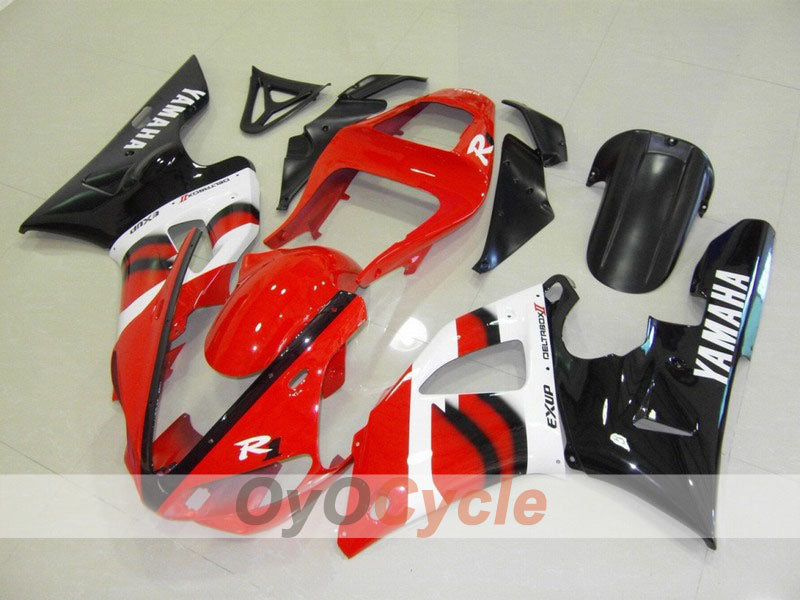 Injection Fairing kit for 00-01 YZF-R1 - Red, Black - Factory Style #OYO87900775 Main image