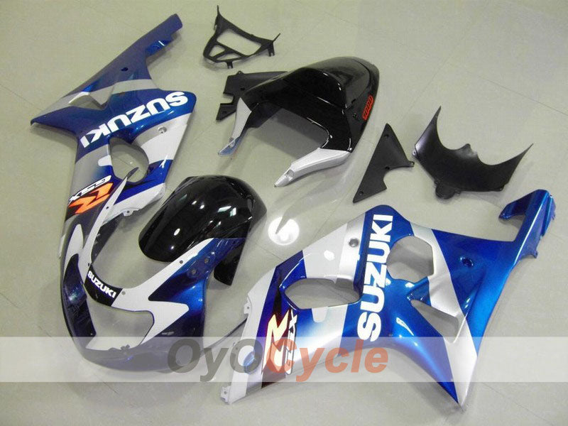 Injection Fairing kit for 00-02 GSX R1000 - Blue, Black - Factory Style #OYO87901750 Main image