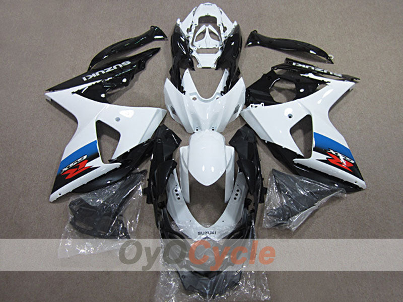 Injection Fairing kit for 09-16 GSX R1000 - White, Black - Factory Style #OYO87904701