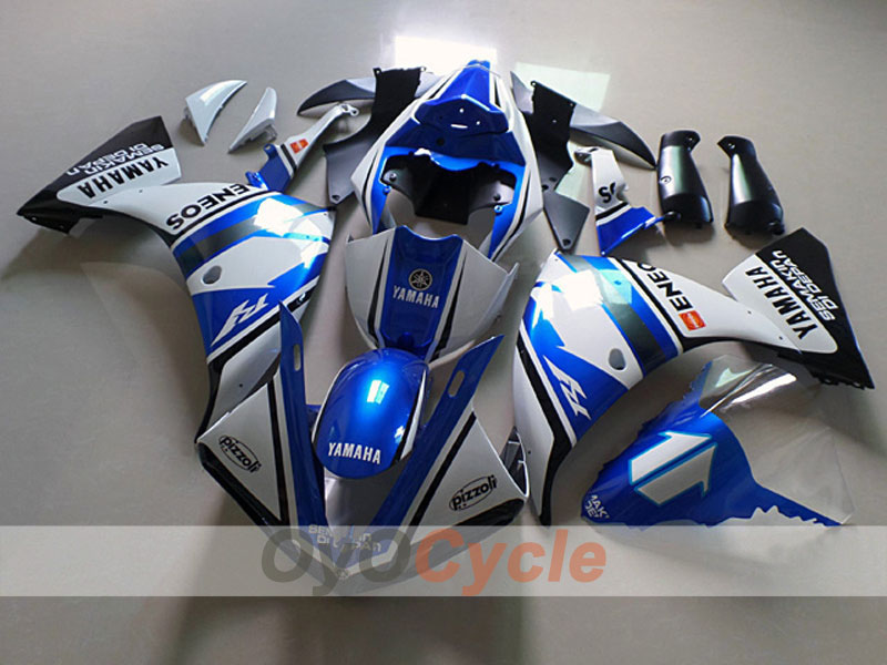 Injection Fairing kit for 12-14 YZF-R1 - Blue, White - Factory Style #OYO87904727 Main image