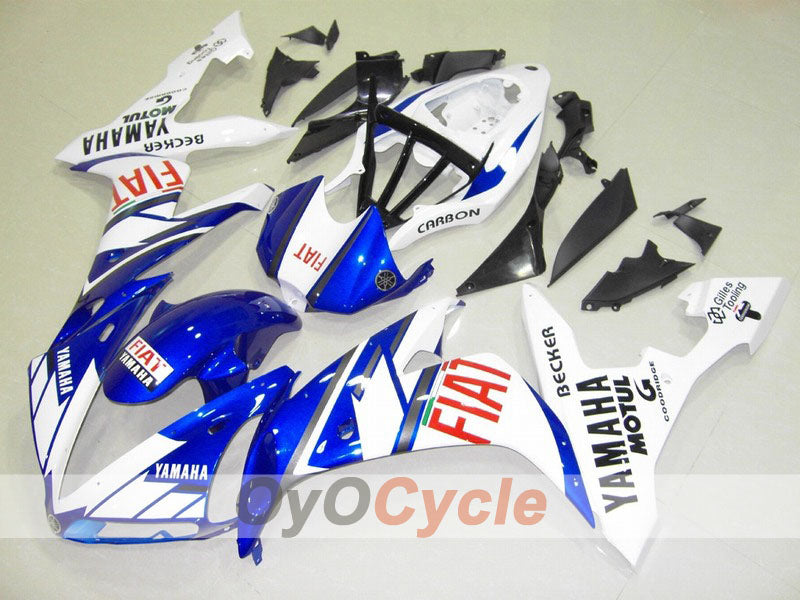 Injection Fairing kit for 04-06 YZF-R1 - Blue, White - FIAT #OYO87900821