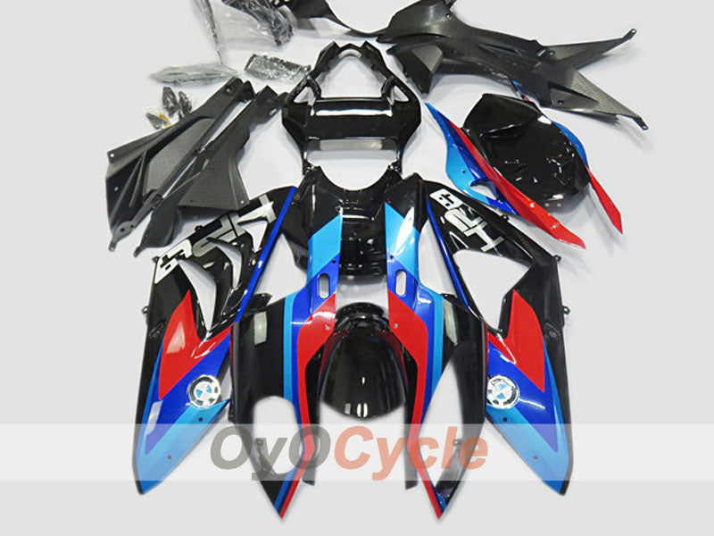 Injection Fairing kit for 09-14 BMW S1000RR - Red, Blue, Black - Factory Style #OYO87904684 Main image
