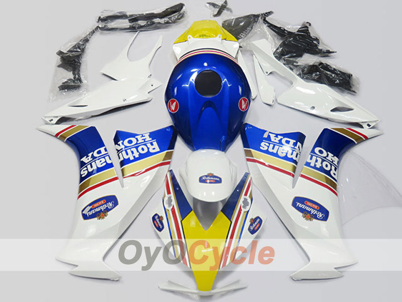 Injection Fairing kit for 12-16 CBR1000RR - Yellow, Blue, White - Rothmans #OYO87904693
