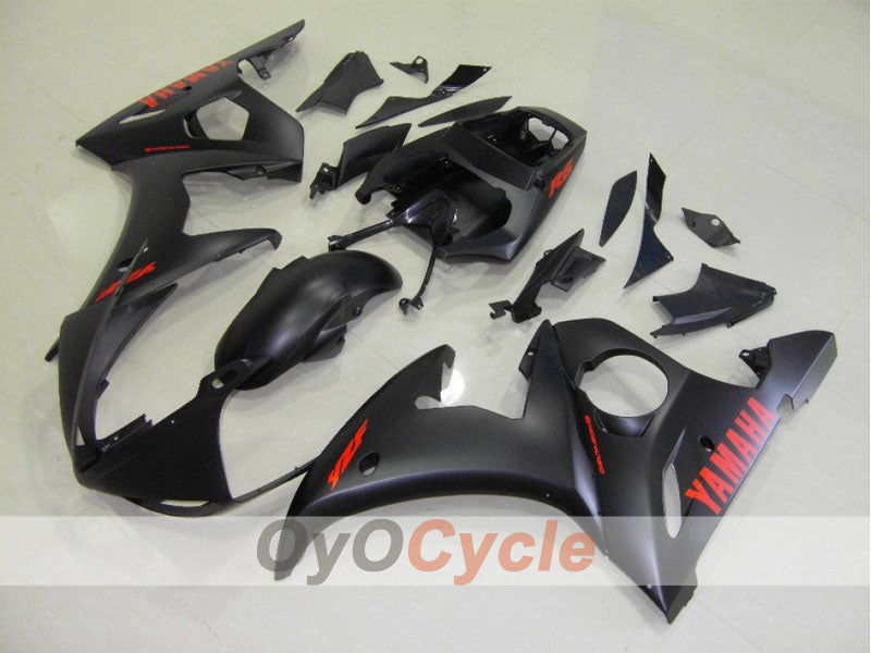 Injection Fairing kit for 05 YZF-R6 - Black, Matte - Factory Style #OYO87902637 Main image