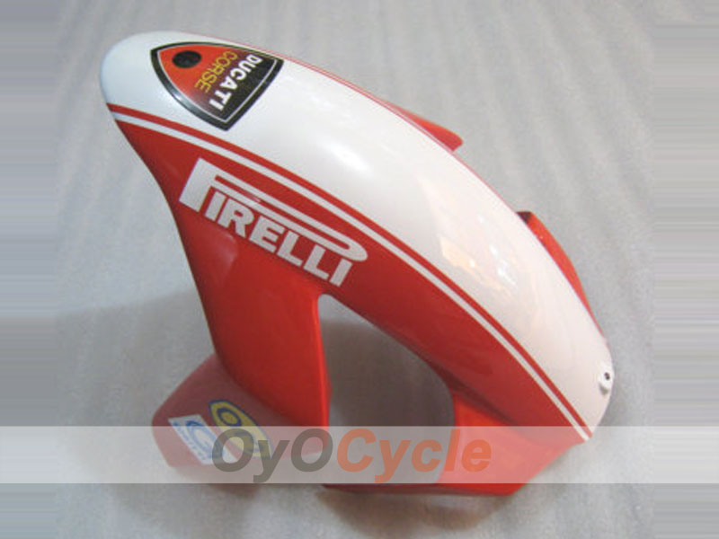 Injection Fairing kit for 05-06 Ducati 749 - Red, White - Xerox #OYO87902163
