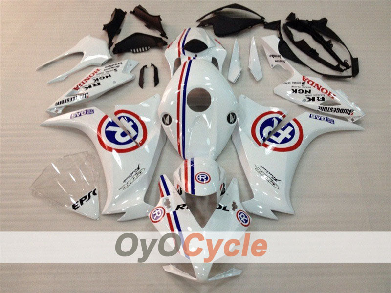 Injection Fairing kit for 12-16 CBR1000RR - Red, White - RK #OYO87900733 Main image