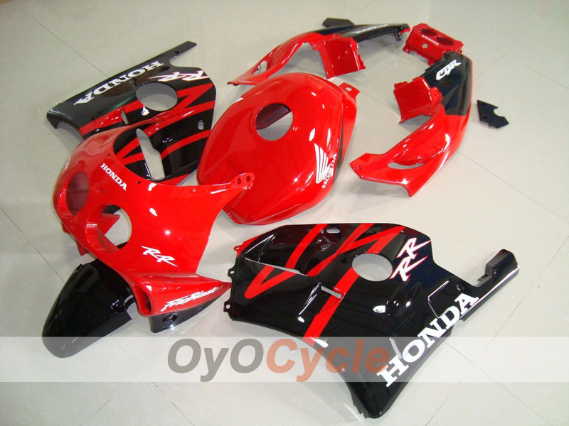 Injection Fairing kit for 90-94 CBR250RR - Red, Black - Fireblade #OYO87902918
