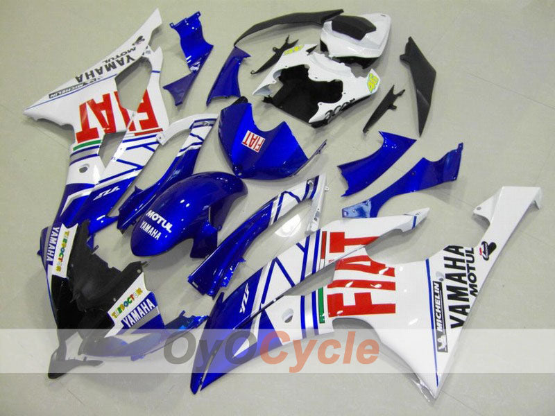 Injection Fairing kit for 08-16 YZF-R6 - Blue, White - FIAT #OYO87900957 Main image