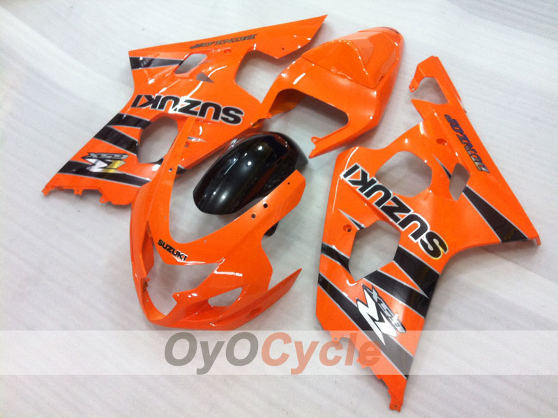 Injection Fairing kit for 04-05 GSX R750 - Orange - DUNLOP, Factory Style #OYO87901168 Secondary image