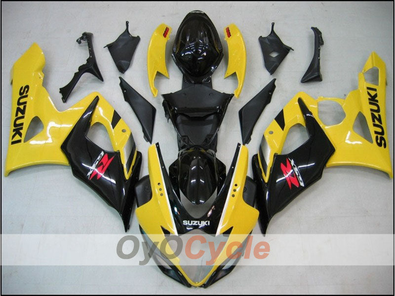 Injection Fairing kit for 05-06 GSX R1000 - Yellow, Black - Factory Style #OYO87902005 Main image