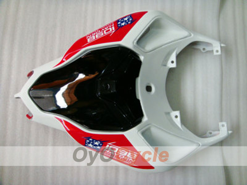 Injection Fairing kit for 07-09 Ducati 1098 - Red, White - Factory Style #OYO87902299
