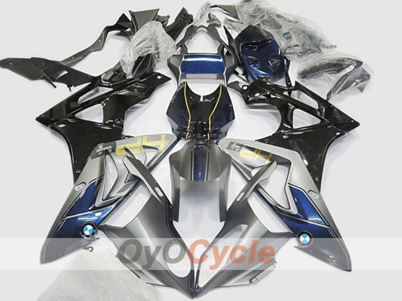Injection Fairing kit for 09-14 BMW S1000RR - Blue, Black, Grey - HM Plant #OYO87904686 Main image