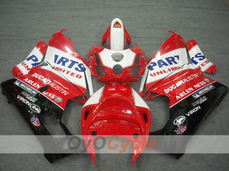 Injection Fairing kit for 03-04 Ducati 749 - Red, White - Factory Style #OYO87902117