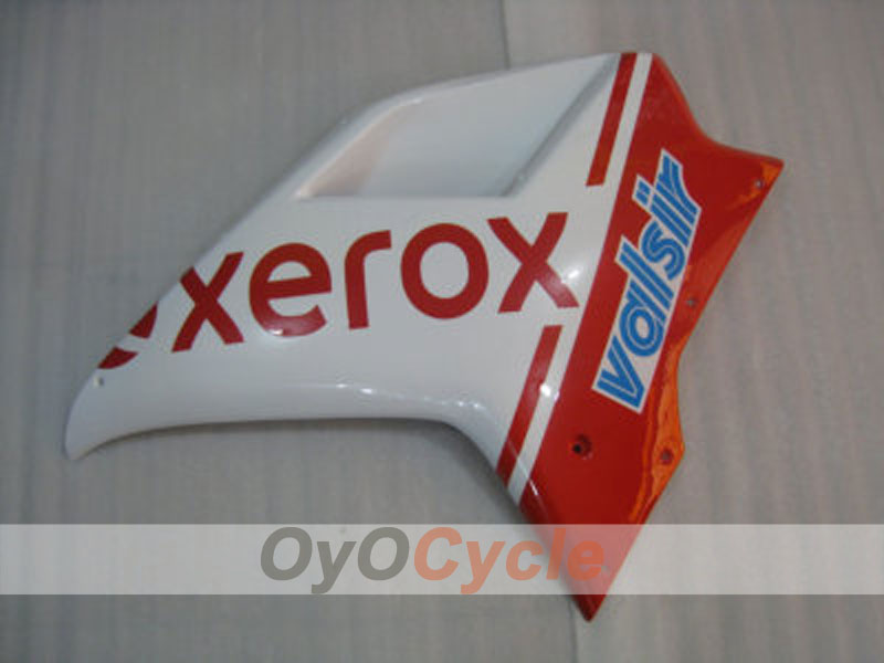 Injection Fairing kit for 08-13 Ducati 848 - Red, White - Xerox #OYO87902216