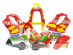 Injection Fairing kit for 01-03 CBR600F4i - Red, Yellow - Castrol #OYO87900156