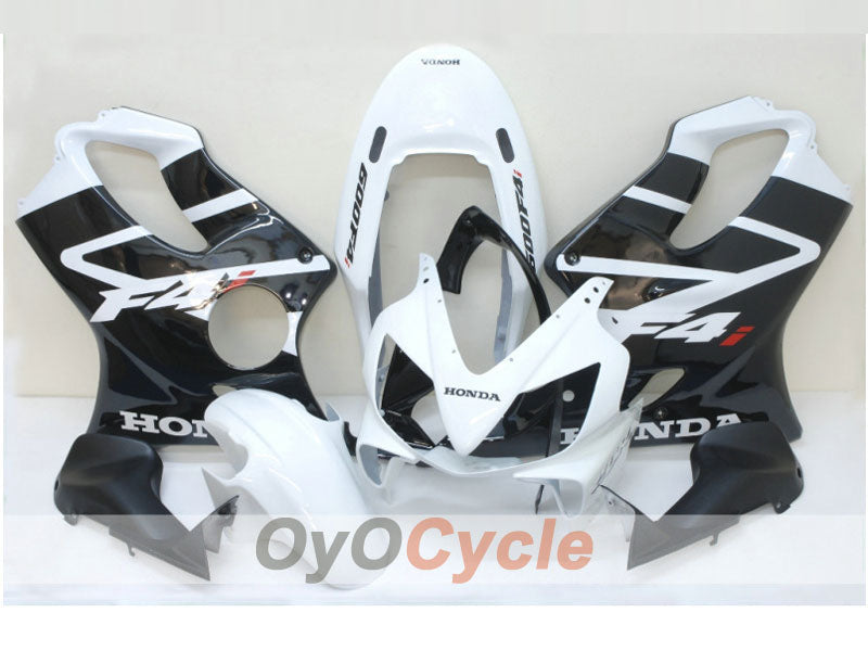 Injection Fairing kit for 04-07 CBR600F4i - White, Black - Factory Style #OYO87900210 Main image