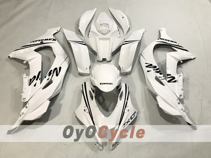Injection Fairing kit for 16-20 NINJA ZX-10R - White - Factory Style #OYO87914606