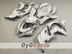 Injection Fairing kit for 16-20 NINJA ZX-10R - White - Factory Style #OYO87914606