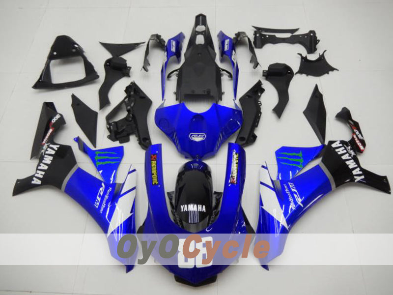 Injection Fairing kit for 15-19 YZF-R1 - Blue, White, Black - Factory Style #OYO87914647