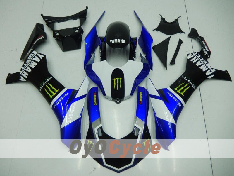 Injection Fairing kit for 15-19 YZF-R1 - Blue, White, Black - Monster #OYO87914650 Main image