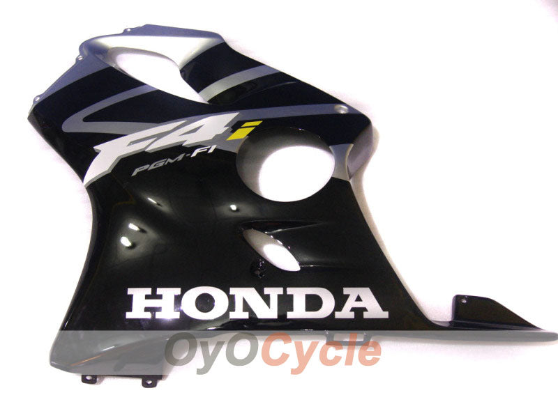 Injection Fairing kit for 04-07 CBR600F4i - Black, Silver - Factory Style #OYO87900205