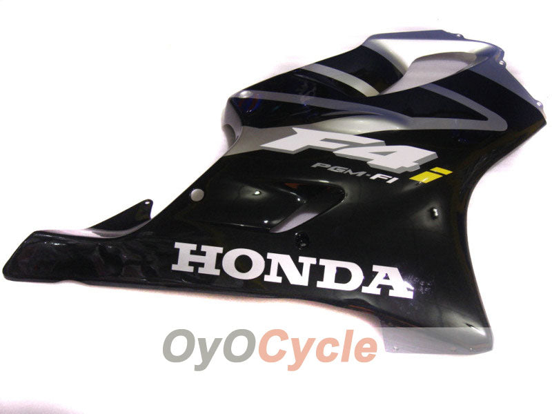 Injection Fairing kit for 04-07 CBR600F4i - Black, Silver - Factory Style #OYO87900205 Secondary image